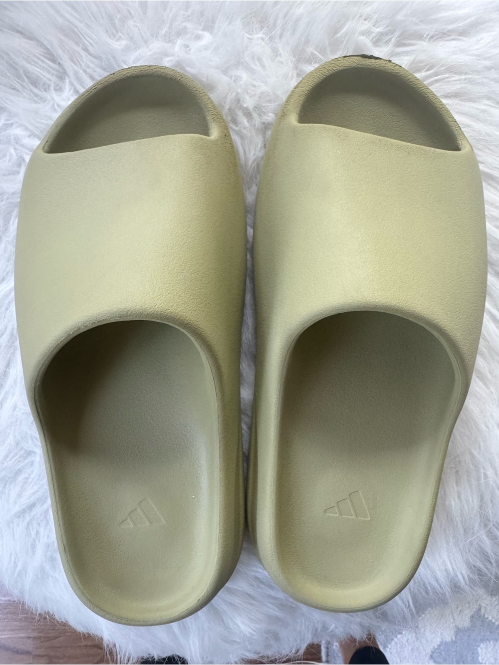 Yeezy Adidas Slide Sandals in Bone